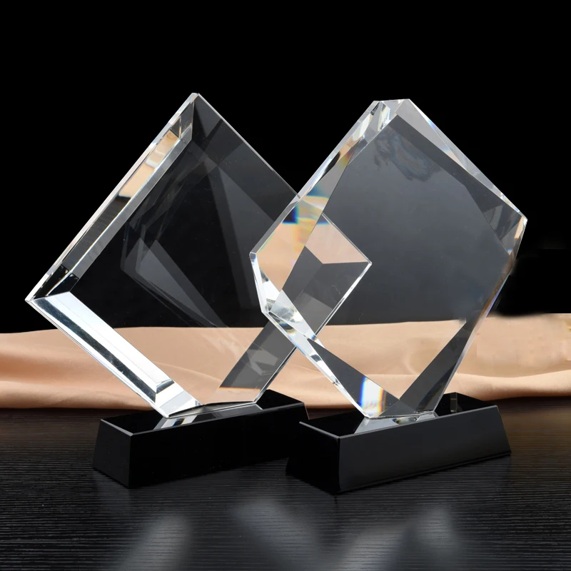 

Music Dancing Awards Trophy DIY Engraving Crytsal Recognition Trophies and Awards for Employees Gifts