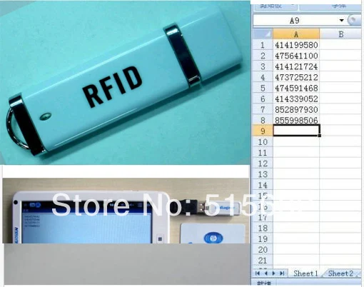 Мини USB RFID IC считыватель 13 56 МГц для контроля доступа с поддержкой операционных