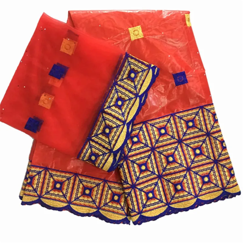 

African Lace Fabric Bazin Riche Fabric 2018 New Design Embroidered Bazin Riche With Tulle Lace African Lace ky062902