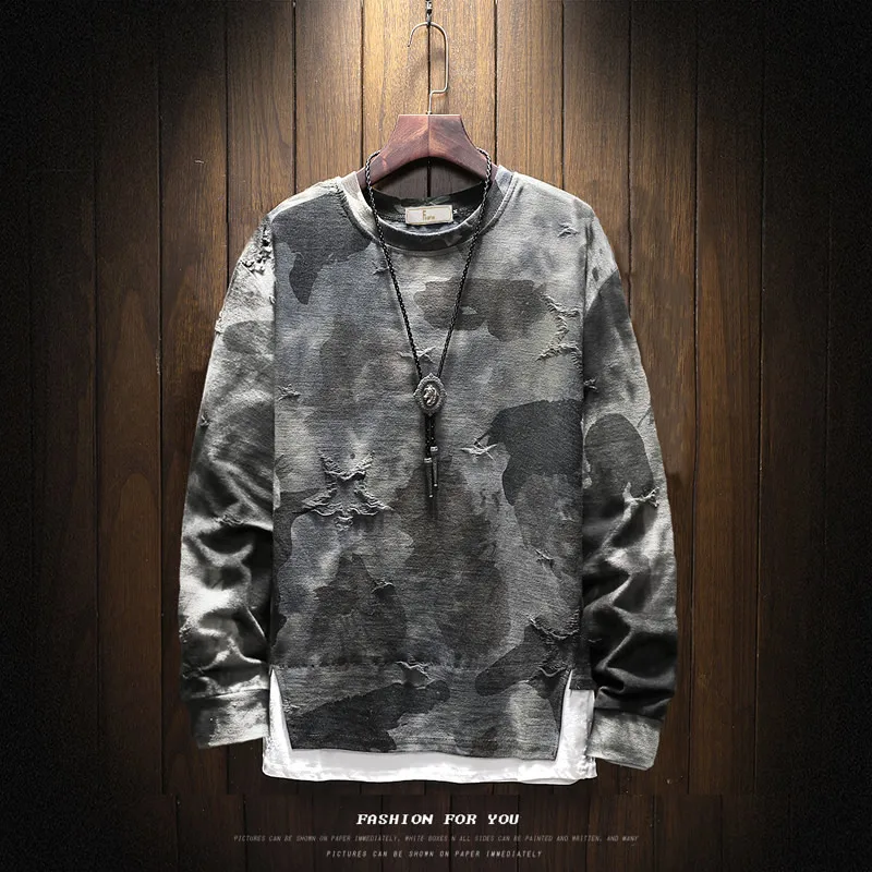 

Autumn Men Hoodies Camo Style Hoodie Army Green Male Hoodie Selected Hoody Sweatshirt