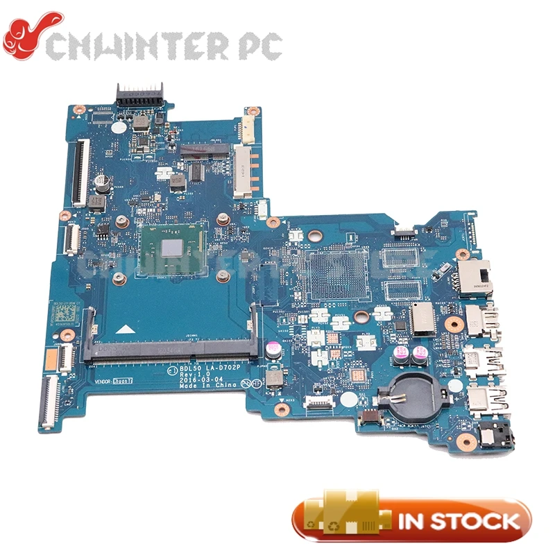 NOKOTION для hp 250 G5 15-AY Материнская плата ноутбука BDL50 LA-D702P 854943-601 854943-501 854943-001 аккумулятор большой емкости с процессор на плате