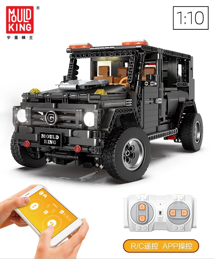Приложение светодиодный Technic 13070 Technic SUV G65 AWD Wagon RC двигатели автомобильные наборы строительные блоки кирпичи развивающие игрушки