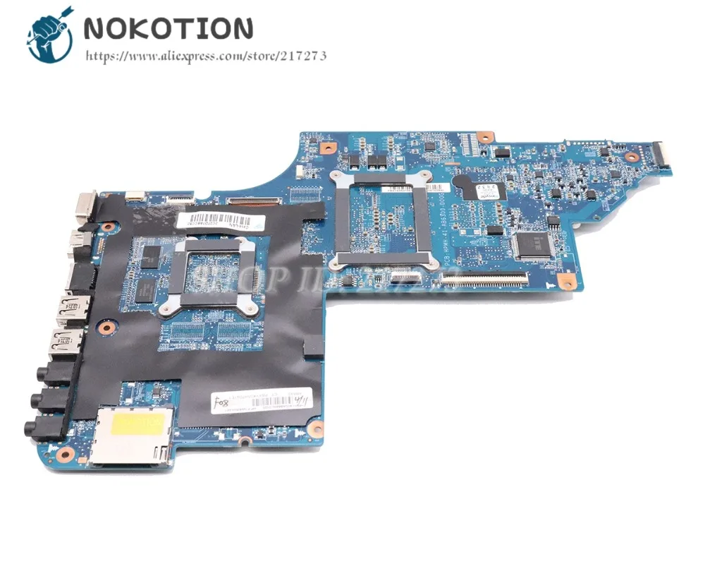 NOKOTION 640451-001 642528-001 644643-001 аккумулятор большой емкости для hp DV6 DV6-6000 Материнская плата ноутбука hp MH-41-AB6300-D00G гнездо S1 DDR3 1 ГБ GPU