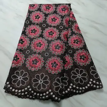 

Embroidered Cotton African Lace Fabric High Quality Nigerian Lace Fabric Swiss Tulle French Dry Lace Fabric For Dress (7-19