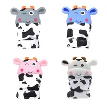 Прорезыватели для зубов с рисунком в горошек рукавицы-прорезыватели зубов звуковая перчатка для младенца жевательные варежки для младенцев уход за ребенком