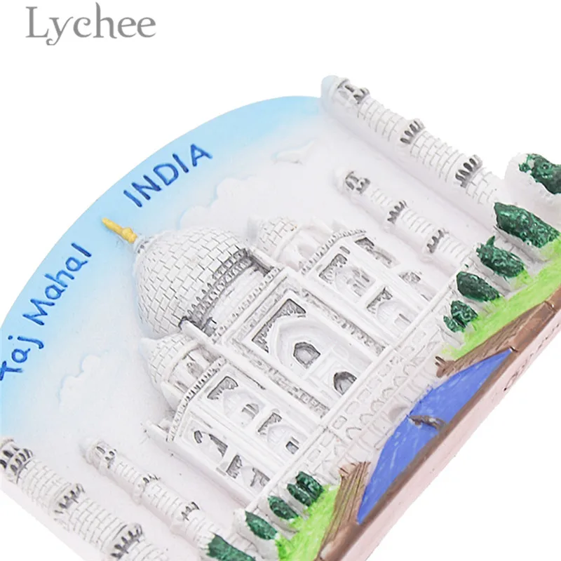 Lychee Life Amsterdam тюльпан Карта Китая тадж махал магнитный Ландшафтный холодильник
