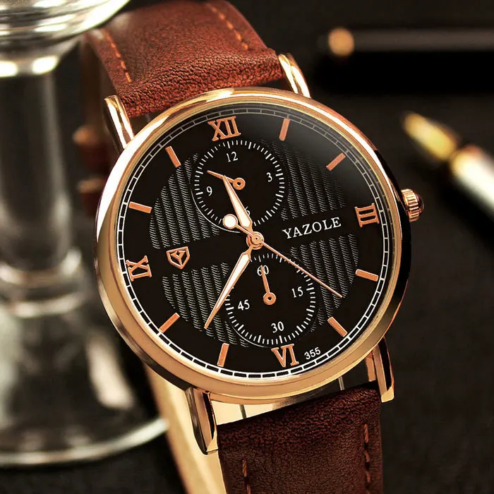 

Yazole Wrist Watch Men Watches 2016 Top Brand Luxury Famous Wristwatch Male Clock Quartz Watch Relogio Masculino Hot