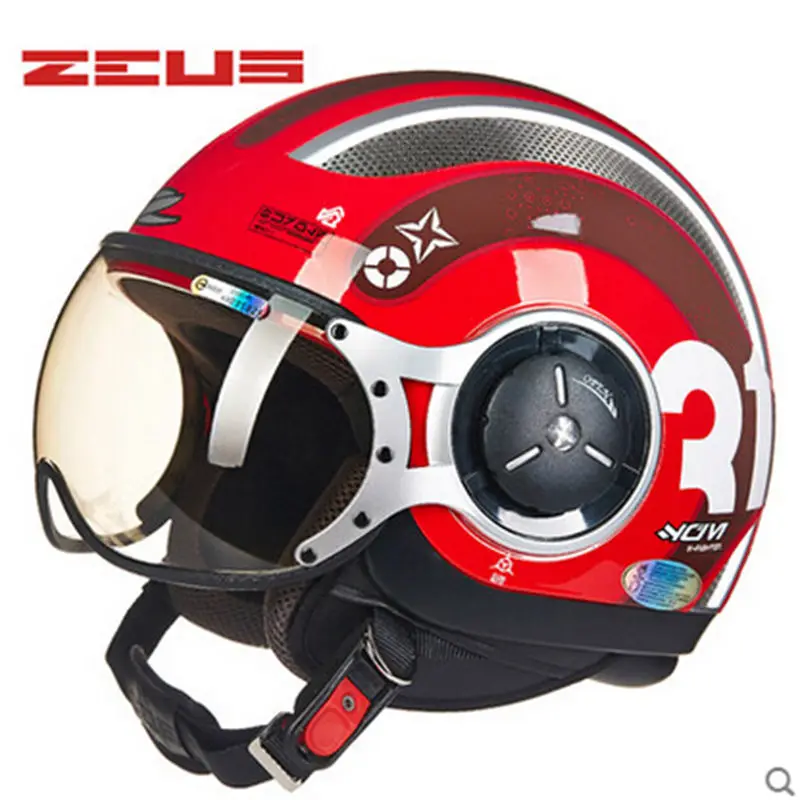 

Motorcycle open face helmet Motorbike motorcorss Jet retro 3/4 half helmet Capacete Casco MOMO harley helmet Zeus 218C