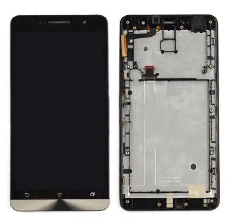 

For Asus Zenfone 6 A600CG A601CG T00G LCD Display Matrix + Touch Screen Digitizer Full Assembly / Frame For A600 CG Black