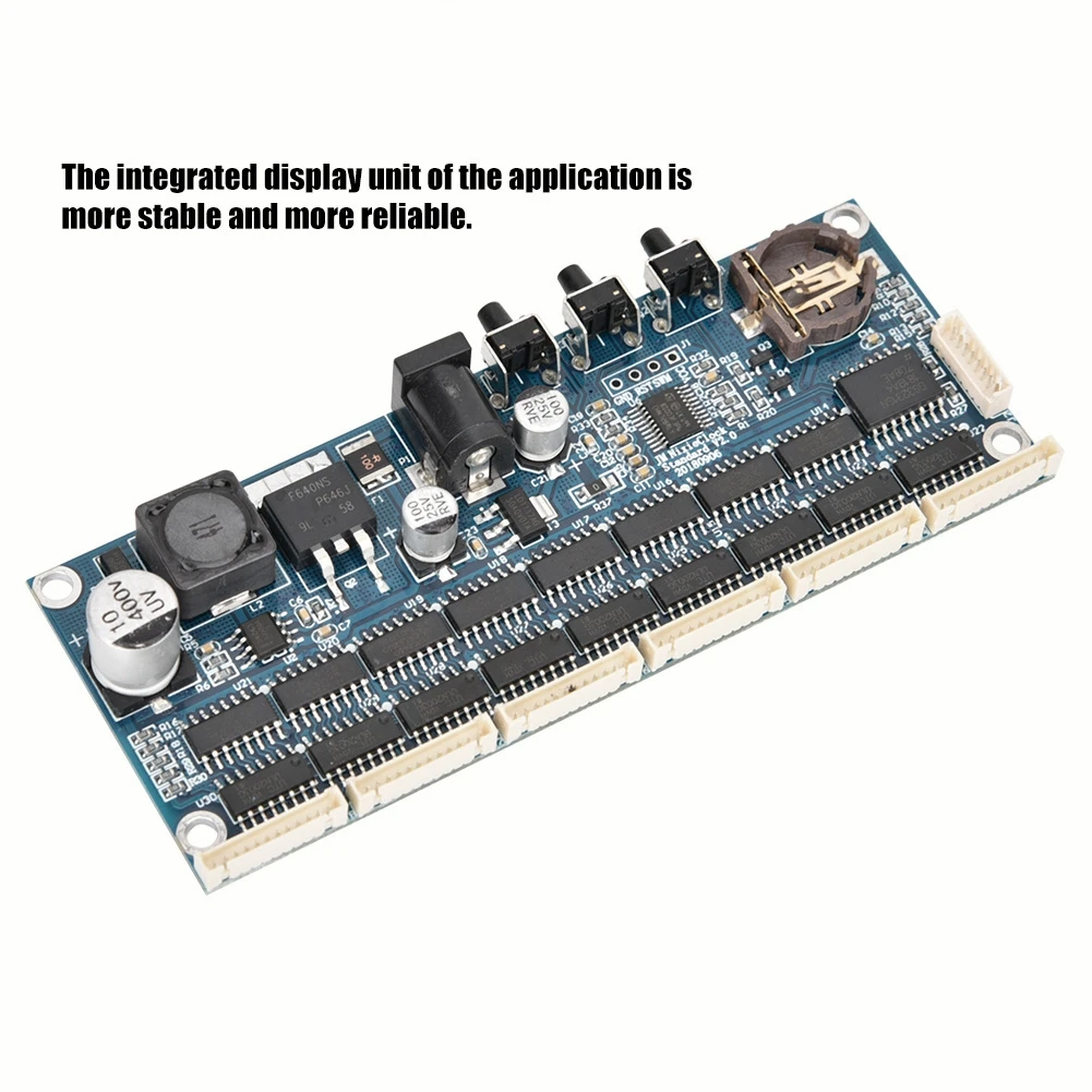 DIY IN14 PCBA цифровые часы комплект 11 V-13 V плата модуля С ПЛОСКИМ КАБЕЛЕМ