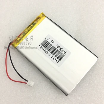 

3.7V 5000mAh polymer lithium battery Tablet PC charging treasure mobile power core 5864100