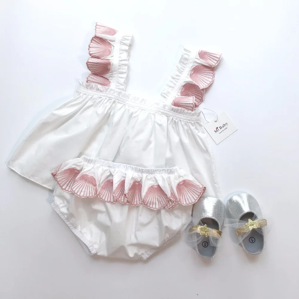 

2018 SUMMER BABY GIRL CLOTHES GIRLS FLOWER LACE SHORTS+T SHIRTS 2 PCS CLOTHING SETS GIRLS CLOTHING VESTIDOS VETEMENT KIDS CLOTHE