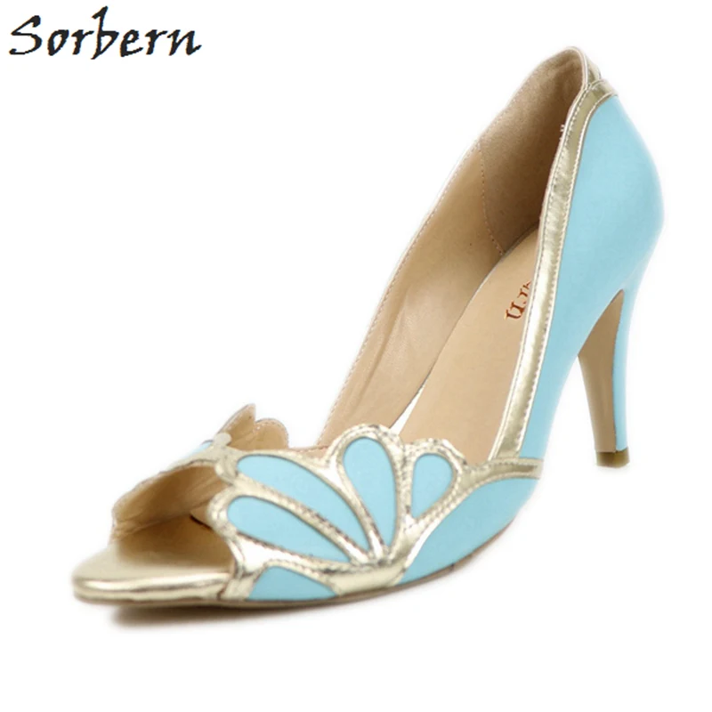 gold slip on heels