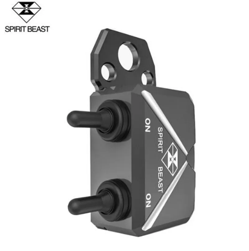 

SPIRIT BEAST Motorcycle Switch Modified Electric Car Dangerous Lights Switch Scooter Double Flash Switch Moto Car Accessories