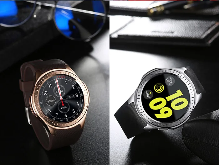 Microwear L1 Smartwatch телефон 1,3 дюйм, Bluetooth, GPS измерение пульса Шагомер сна монитор Спорт Смарт часы с встроенным телефоном G05