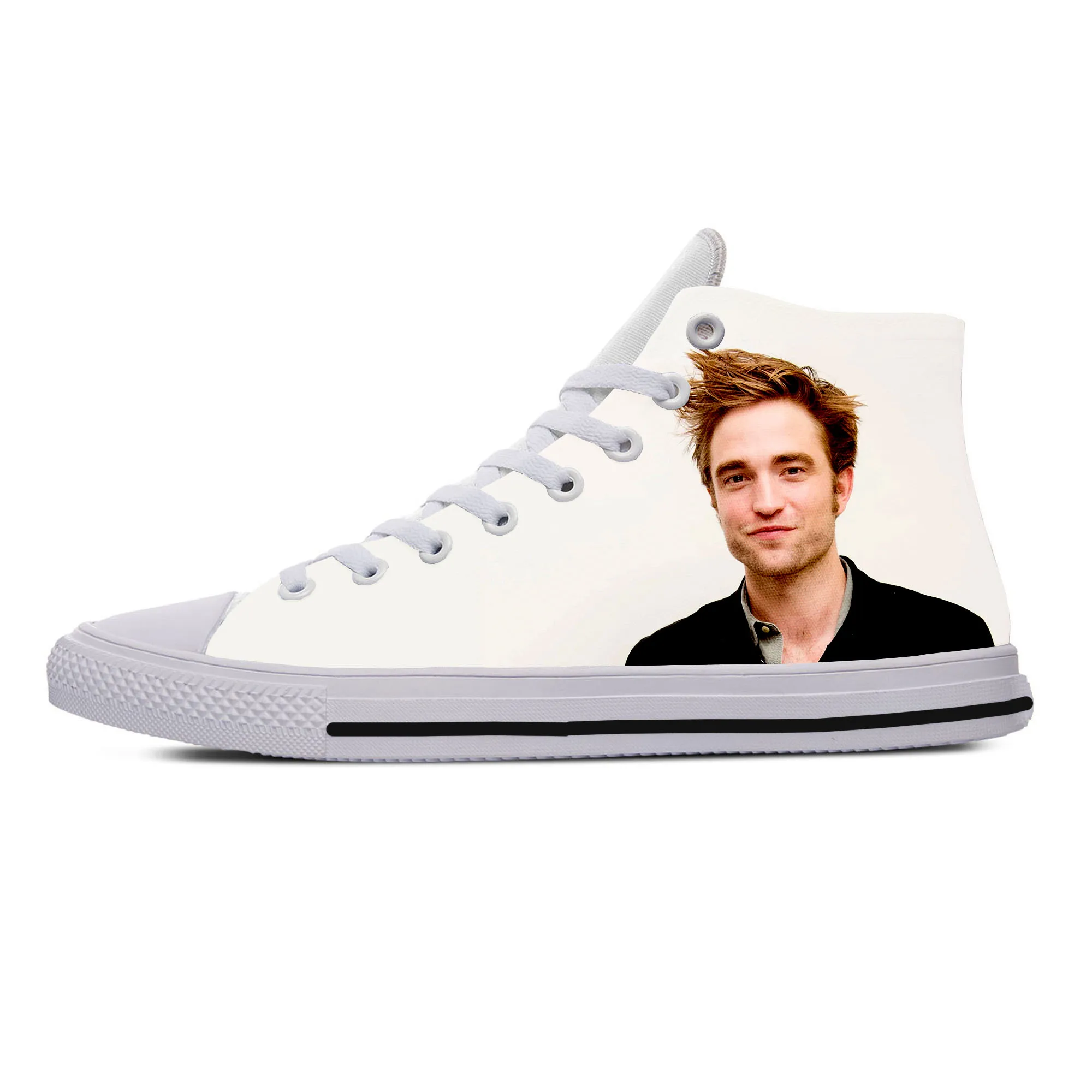 

2019 hot fashion 3D Robert Pattinson High Sneakers for men/women high quality 3D printing handiness casual shoes