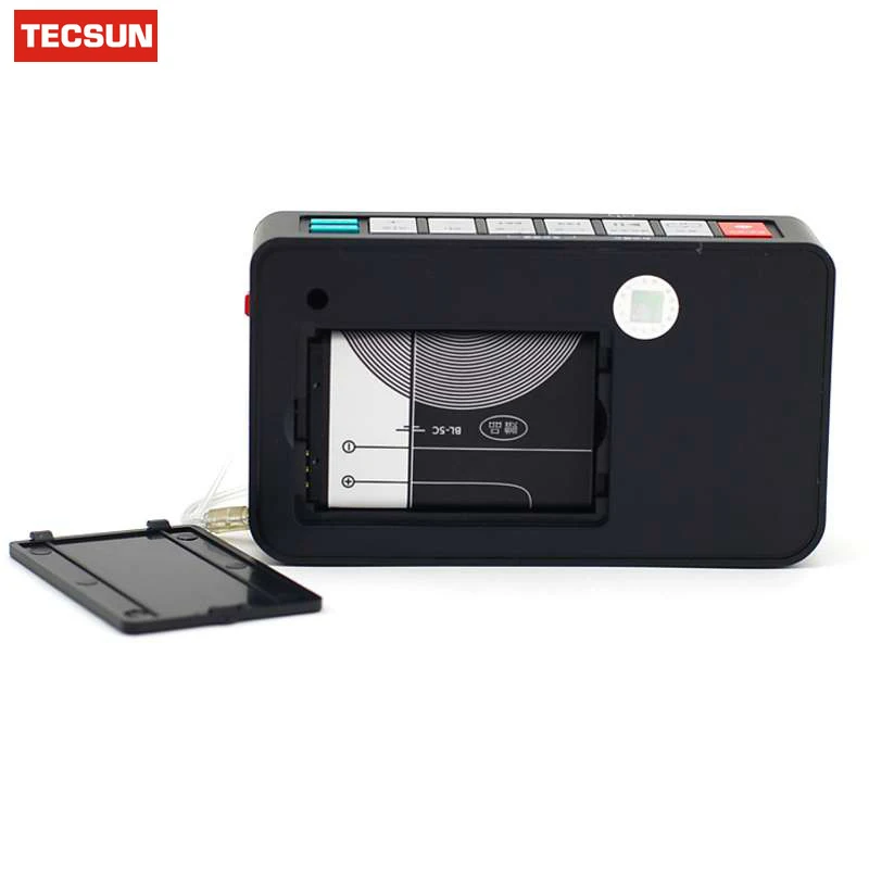Tecsun ICR 100 ICR100 аудиомагнитофон рекордер мини радио FM TF SD карта динамик портативное