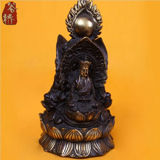 

B0601 416Bronze sculpture, copper crafts decoration bodhisattva buddha statue