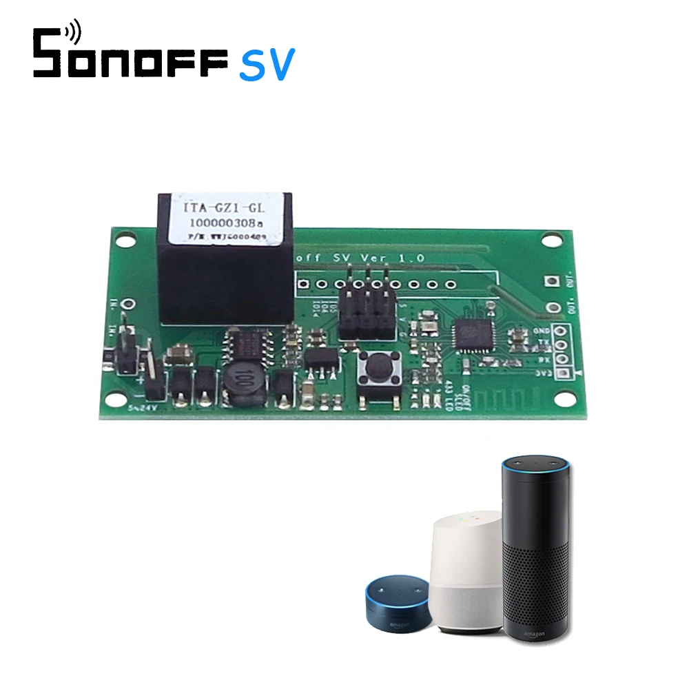 Buy Sonoff SV ITEAD Safe Voltage DC 5 24V WiFi