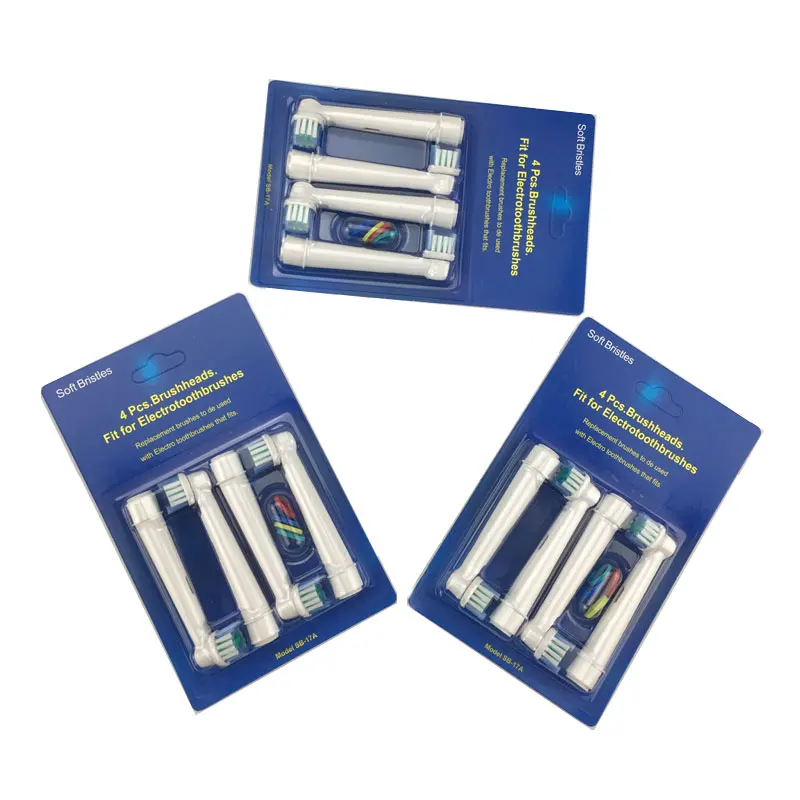 Jual 12 Pcs (4 Pcs set 3 Set lot) untuk Braun Oral B Sikat Gigi Listrik Kepala Penggantian Vitalitas Presisi Sikat Gigi Elektrik Kepala