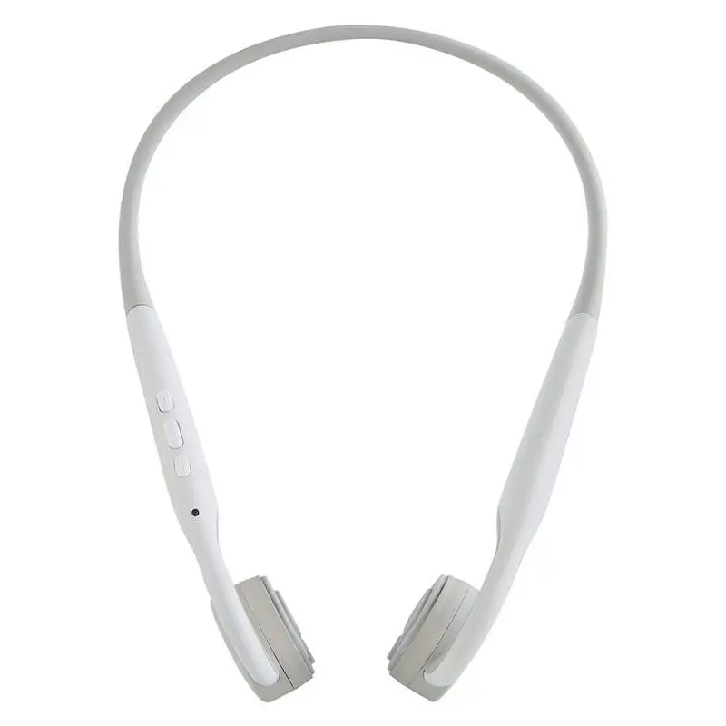 Bone проводные наушники Bluetooth 5,0 наушники водостойкие портативные спортивные стерео Hd звуки окружающие оборудование для автомобиля с микрофоном - Цвет: White