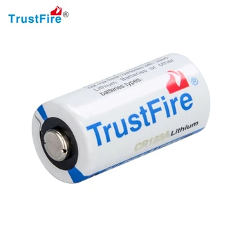 

4pcs TrustFire CR123A 3V Battery 1400mAh 16340 CR 123A Lithium Battery with Safety Relief Valve