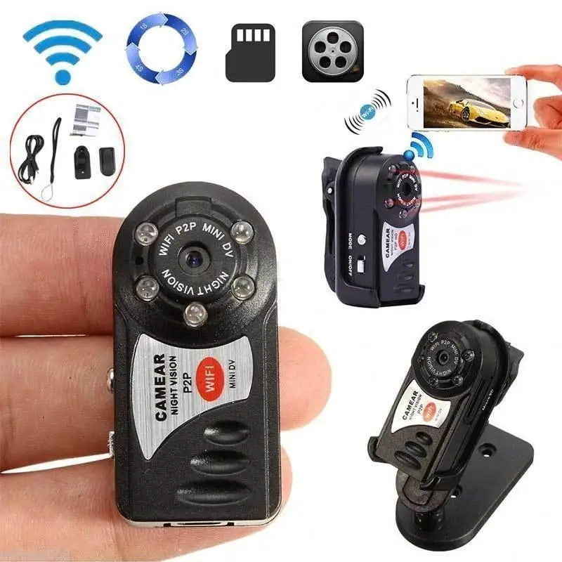 

EastVita Q7 Mini Wifi DV DVR Wireless IP Camcorder Video Recorder Camera P2P Mini DV Night Vision IR wifi camera