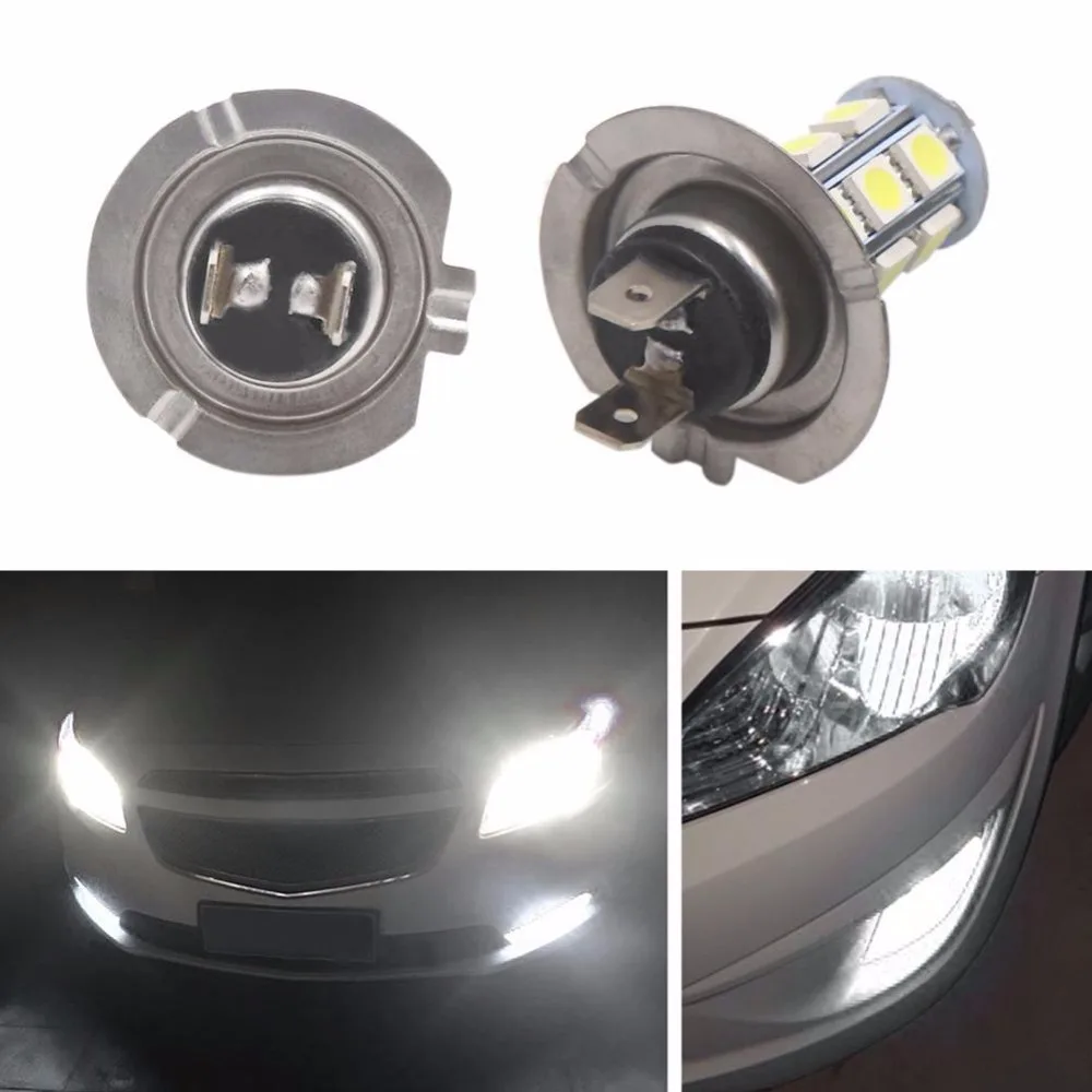 

H7 5050 18 SMD LED White Car Auto Fog Driving Day Time HeadLight 12V Lamp