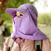 Мужская и женская солнцезащитная Кепка 360 градусов Солнцезащитная ветрозащитная шапочка для верховой езды на открытом воздухе HSJ88