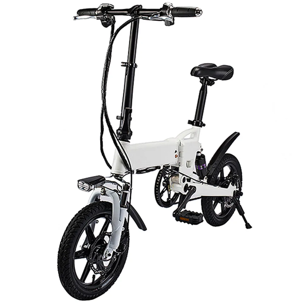 

Free Shipping KV1420 Smart Foldable Bike Electric Bicycle Moped Bicycle 5.2Ah Battery / EU Plug / with Double Disc Brakes