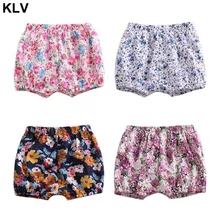 Новые летние шорты с цветочным рисунком для малышей; детские штаны с хлебом; модные короткие штаны