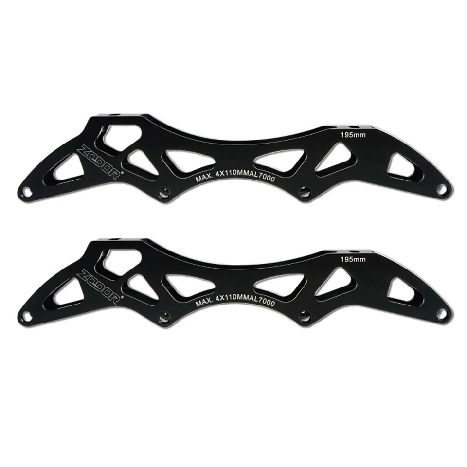 

JEERKOOL Roller Skates Inline Speed Slalom Skating Frame 4*90/100/110mm Wheel 150-195mm Mounting Distance Aluminium Alloy DJ22