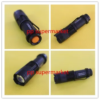 

UV purple 365nm LED AA Flashlight Ultraviolet Night fishing Torch Purpke light
