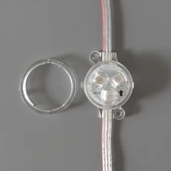 

1000pcs 30mm diameter DC12 UCS1903 pixel with transparent cover;3pcs 5050 led inside;0.72W