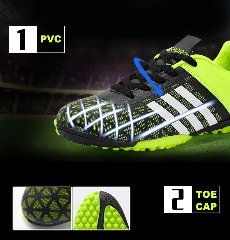 Indoor Superfly Breathable Chuteira Futebol High Quality Cheap Men Soccer Shoes Superfly Original TF Kids Football Shoes (3)