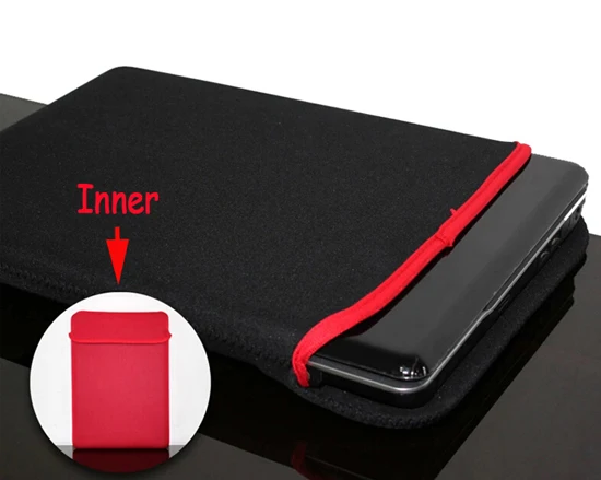 10.1" 12" 13.3" 13.5" 14" 15.6" Laptop Ultrabook Computer Soft Waterproof Sleeve Universal Tablet Case Bag Portable Pouch Cover