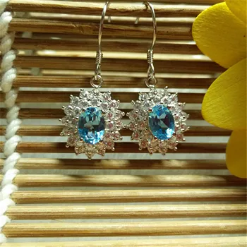 

Multicolored natural Earrings 925 silver earrings on behalf of a boutique sales