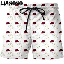 LIASOSO аниме Gintama Элизабет утка Забавный 3D принтом Короткие штаны унисекс Битник милые шорты Косплэй хорошее качество топы G1716