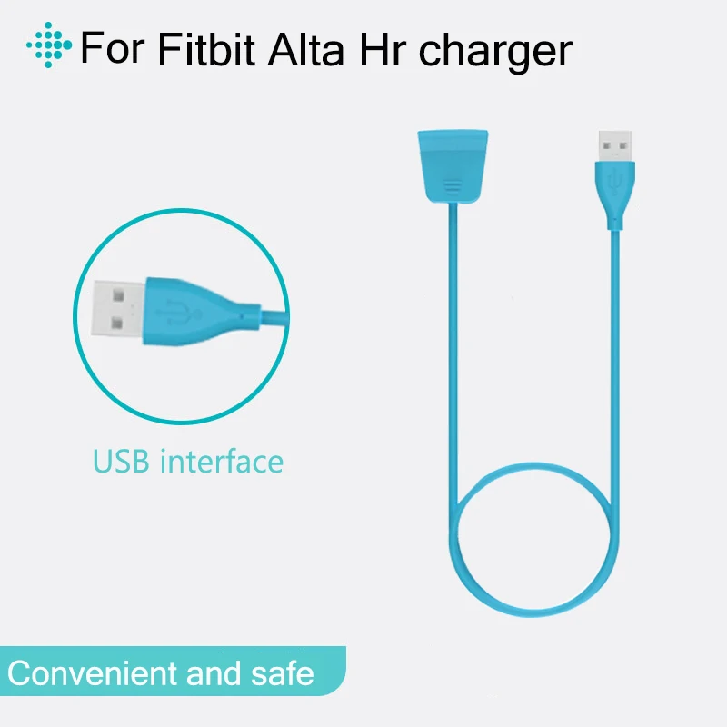 Высокое качество usb кабель для зарядки смарт-аксессуары для Fitbit Alta HR сменный Браслет Smartband USB зарядное устройство кабельные линии