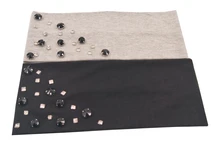 p17278 2017 newest fashion yoga band Good stretch 100% cotton black geometric crystal headband WOMEN PLAIN headband headwear
