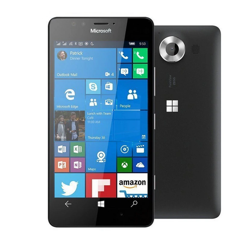 950 Nokia microsoft Lumia 950 Windows 10 разблокированный 4G LTE GSM 5,2 '20MP wifi gps Hexa Core 3 Гб ram 32 ГБ rom