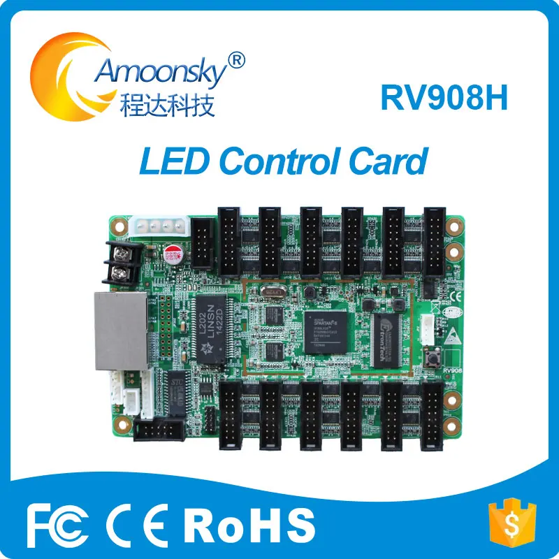 

Linsn RV908H / 927H / 907M control receiving card work with ts802d send card for p5 led module giant screen outdoor / indoor