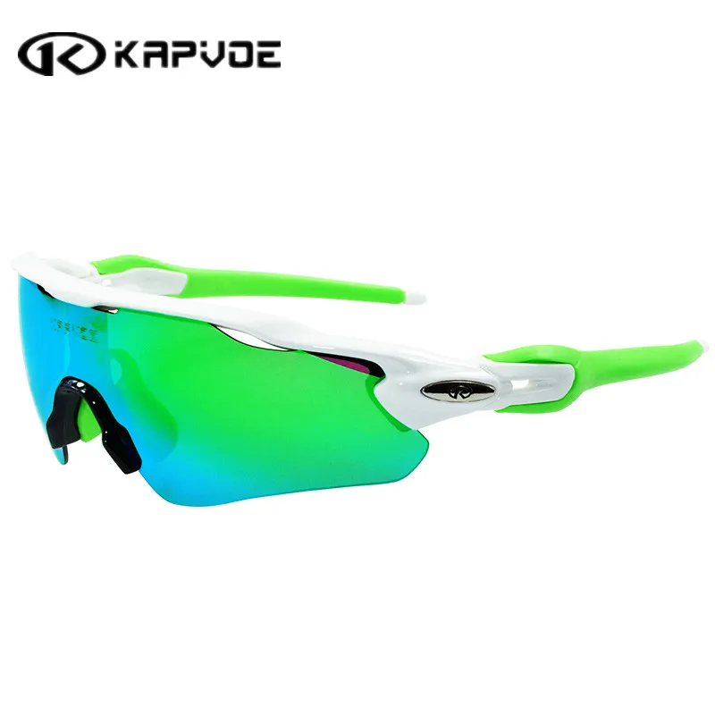 2018 Kapvoe Polarized Cycling Sunglasses Outdoor Sport Bicycle SunGlasses Cycling Glasses Cycling Goggle Eyewear 5 Lens