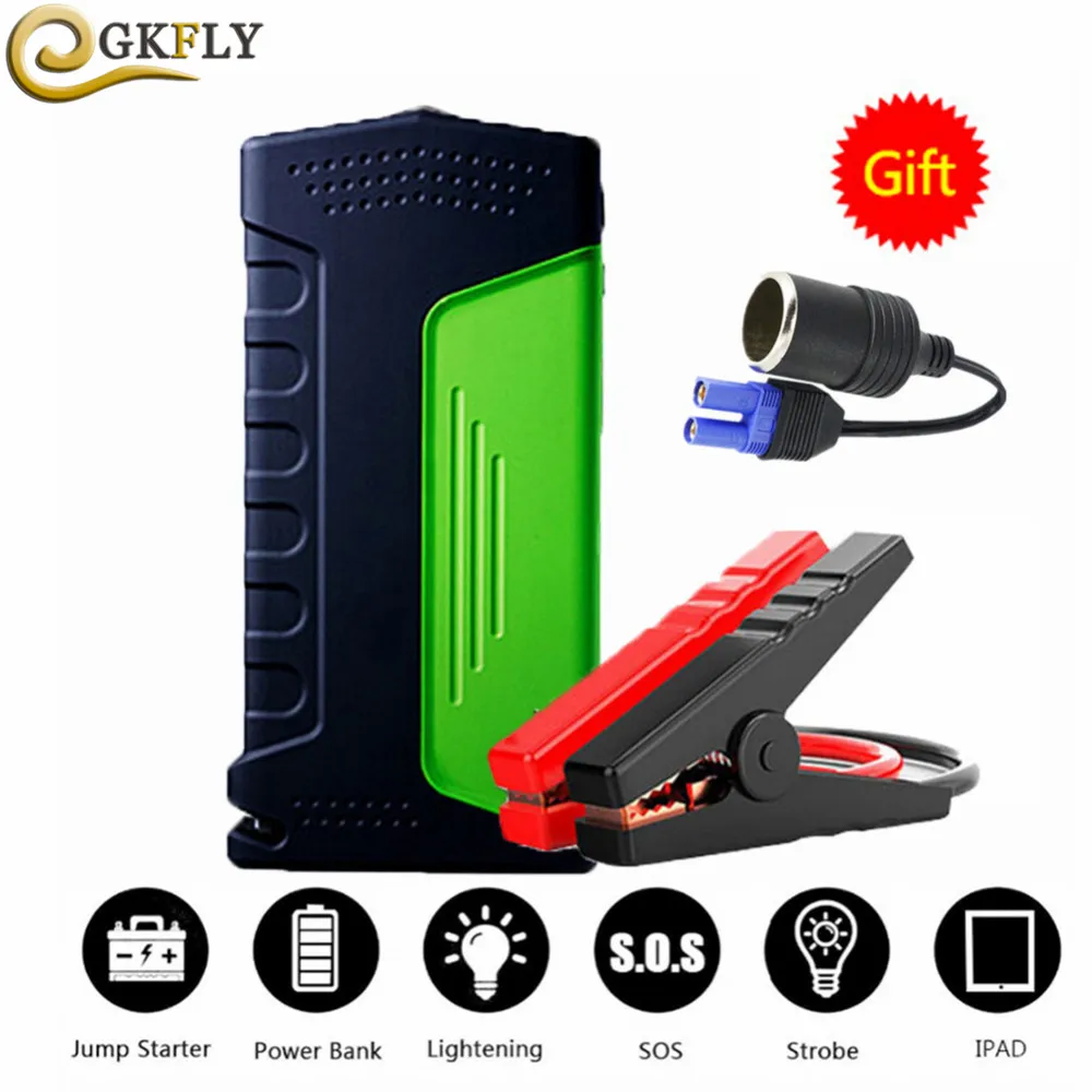 Mini 600A Peak Port Car Jump Starter Portable Phone Power Bank Multi-Function 12V 600A Peak Auto Battery Charger Pack Booster Mini 600A Peak Port Car Jump Starter Portable Phone Power Bank Multi-Function 12V 600A Peak Auto Battery Charger Pack Booster
