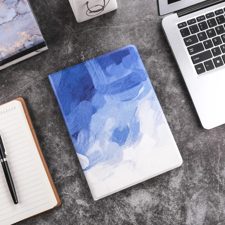 New Slim Coque for iPad 2017 2018 9.7 Air 1 Air 2 iPad 5th 6th Case Marble Flip Smart PU Cover for iPad 2018 Smart Case Marble (2)