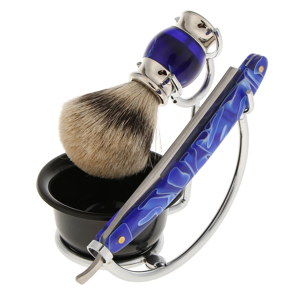 High Quality Bathroom Barber Men Metal Shaving Rack Stand Set- Shave Brush Holder Shelf + Soap Mug Cup Bowl- Five Types Optional High Quality Bathroom Barber Men Metal Shaving Rack Stand Set- Shave Brush Holder Shelf + Soap Mug Cup Bowl- Five Types Optional