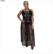 Новинка, женский летний сетчатый топ, плиссированное Бальное Платье До Колена, юбка, костюм из двух частей, пляжное платье, 2 цвета, GLL8083