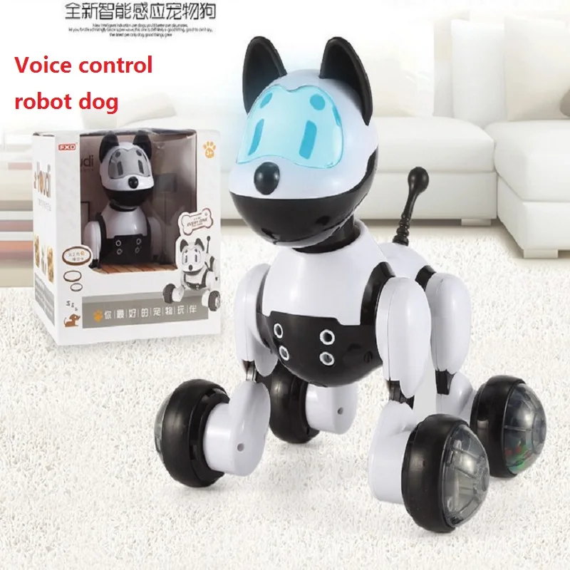 Electric Pet Voice Control robot dog or cat 15 Voice commands children