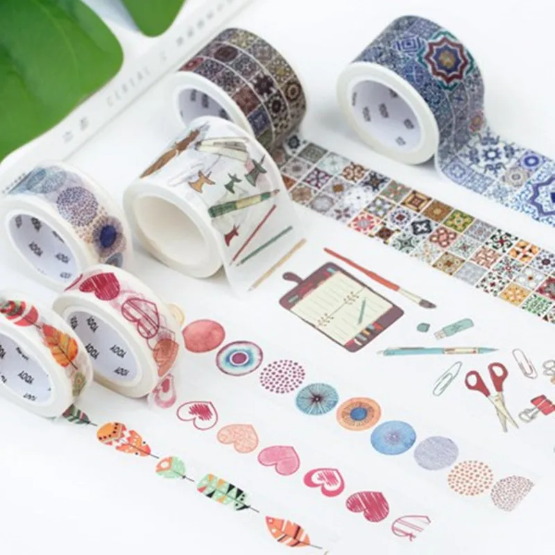 Exotic Style Washi Tape DIY Crafts Wrapping People Adhesive Stickers