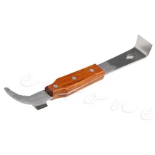 Новая деревянная ручка из нержавеющей стали пчелиный крючок для улья скребок пчеловодства оборудование инструмент товары для животных